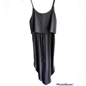 NERLEROLIAN Women's Adjustable Strappy Split Summer Beach Casual Midi Dress